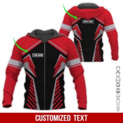 Personalized Red 3D Printed Workwear - photo 6