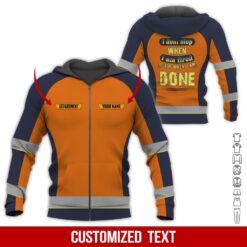 Custom Red Heavy Equipment 3D Hoodie - photo 6