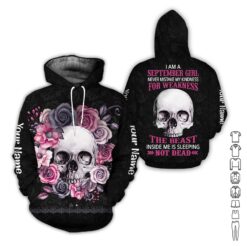Custom September Girl 3D Hoodie - photo 5