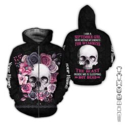 Custom September Girl 3D Hoodie - photo 6