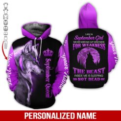Custom September Girl Hoodie - photo 5