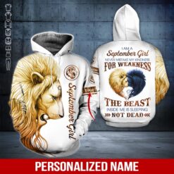 Custom September Girl 3D Hoodie - photo 5