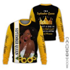Custom September Queen 3D Hoodie - photo 4