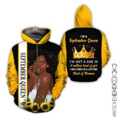 Custom September Queen 3D Hoodie - photo 6
