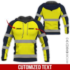 Custom Yellow 3D Hoodie - photo 5