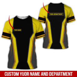 Custom Yellow 3D Hoodie - photo 12