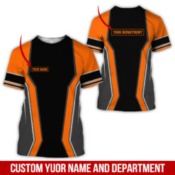Custom Orange 3D Hoodie - photo 12