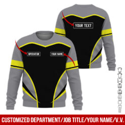 Custom Text Charcoal Grey Heavy Equipment Hoodie - photo 14