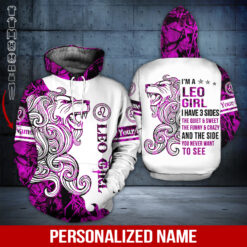 Custom Leo Girl 3D Hoodie - photo 18