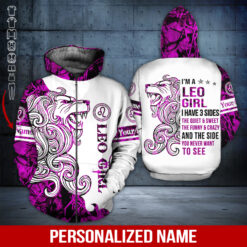 Custom Leo Girl 3D Hoodie - photo 19