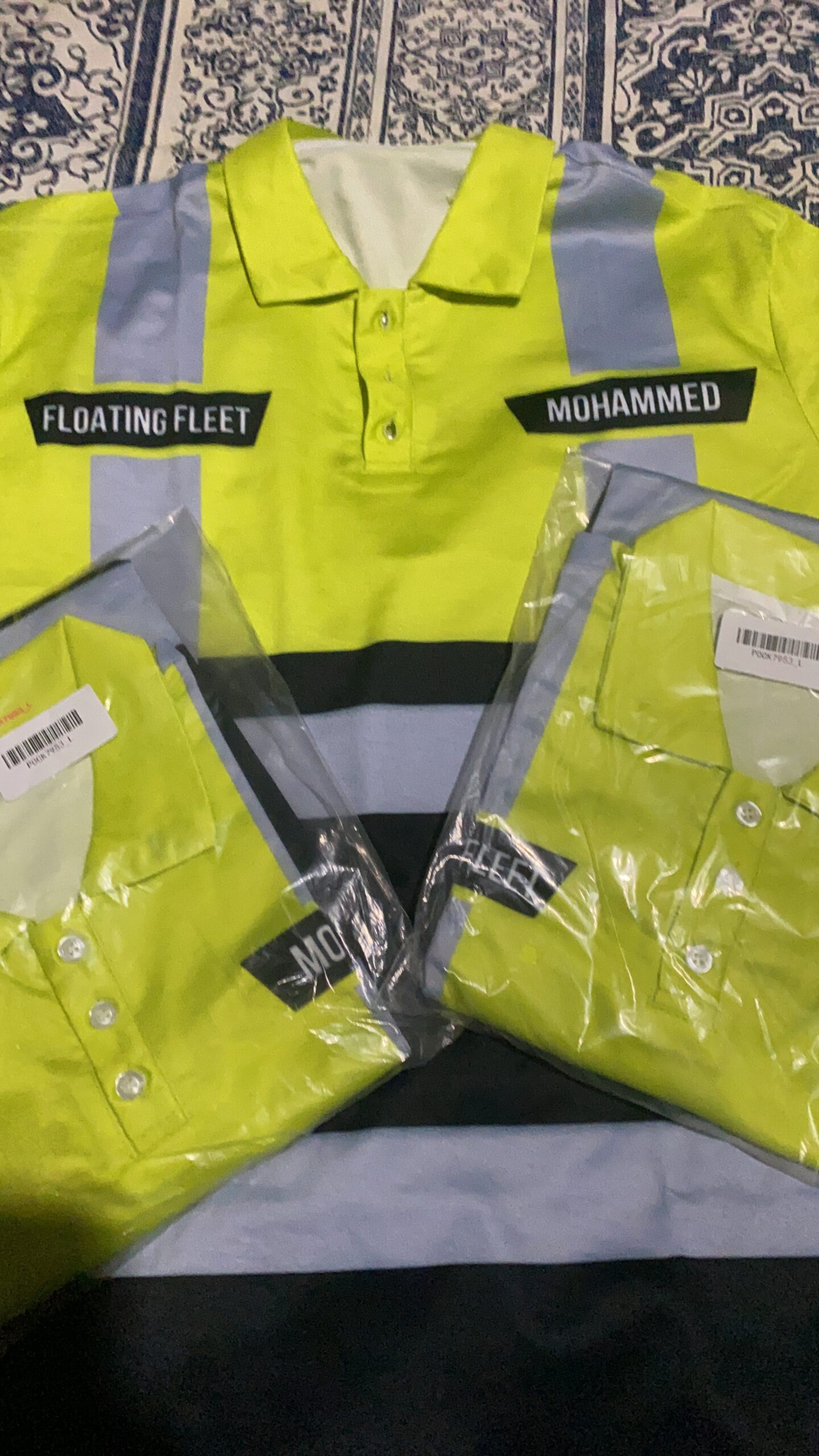 Click to view full screen Personalized Name And Color Heavy Equipment All Over Printed Clothes TN230 photo review