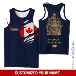 Canada Passport Style 3D Hoodie - photo 8