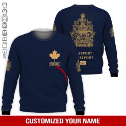 Canada Passport Style 3D Hoodie - photo 4
