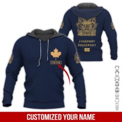 Canada Passport Style 3D Hoodie - photo 5