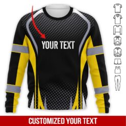 Custom Text and Logo Yellow Heavy Equipment Hoodie - photo 4