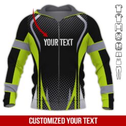 Custom Text Cool Green Heavy Equipment Hoodie - photo 6