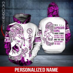 Custom Capricorn Girl 3D Hoodie - photo 5