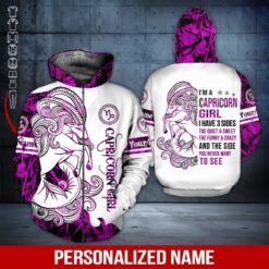 Custom Capricorn Girl 3D Hoodie - photo 6