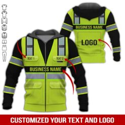 Custom Text and Logo Heavy Equipment Hoodie - photo 6