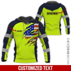 Custom Text Workwear 3D Hoodie - photo 5