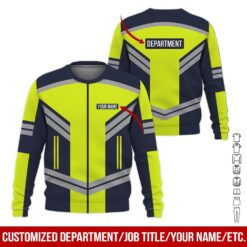 Custom Green Name Workwear Style Hoodie - photo 4