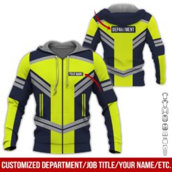 Custom Green Name Workwear Style Hoodie - photo 5