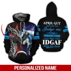 Custom April Guy 3D Hoodie - photo 5