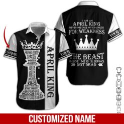 Custom April King 3D Hoodie - photo 3