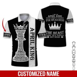 Custom April King 3D Hoodie - photo 2
