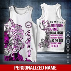 Custom Aquarius Girl 3D Hoodie - photo 8