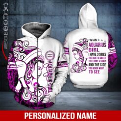 Custom Aquarius Girl 3D Hoodie - photo 6