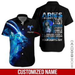 Custom Aries 3D Hoodie - photo 3