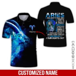 Custom Aries 3D Hoodie - photo 2