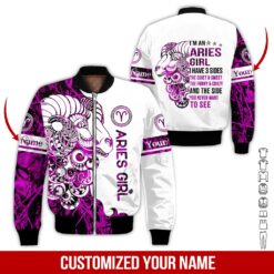 Custom Aries Girl 3D Hoodie - photo 9