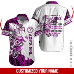 Custom Aries Girl 3D Hoodie - photo 3