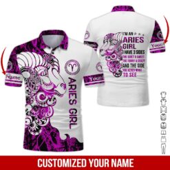 Custom Aries Girl 3D Hoodie - photo 2