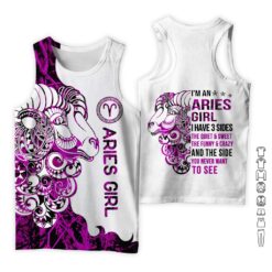 Custom Aries Girl 3D Hoodie - photo 8