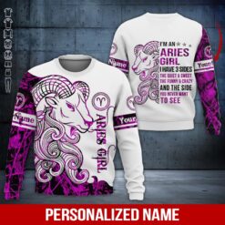 Custom Aries Girl Hoodie - photo 4