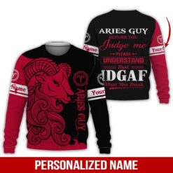 Custom Aries Guy 3D Hoodie - photo 4