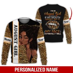Custom August Girl 3D Hoodie - photo 4