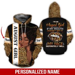 Custom August Girl 3D Hoodie - photo 5