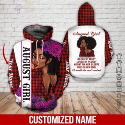 Custom August Girl 3D Hoodie - photo 5