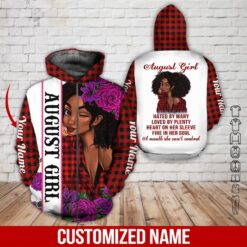 Custom August Girl 3D Hoodie - photo 6