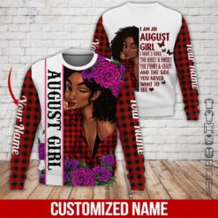Custom August Girl 3D Hoodie - photo 4