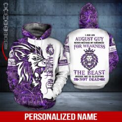 Custom August Guy 3D Hoodie - photo 5
