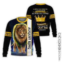 Custom August King 3D Hoodie - photo 4