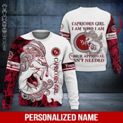 Custom Capricorn Girl 3D Hoodie - photo 4