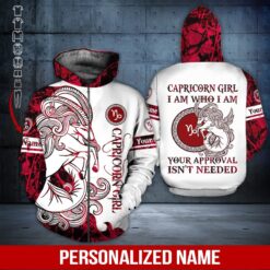 Custom Capricorn Girl 3D Hoodie - photo 6