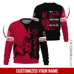Custom Capricorn Guy 3D Hoodie - photo 4