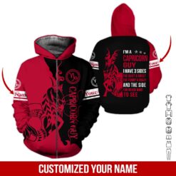 Custom Capricorn Guy 3D Hoodie - photo 6